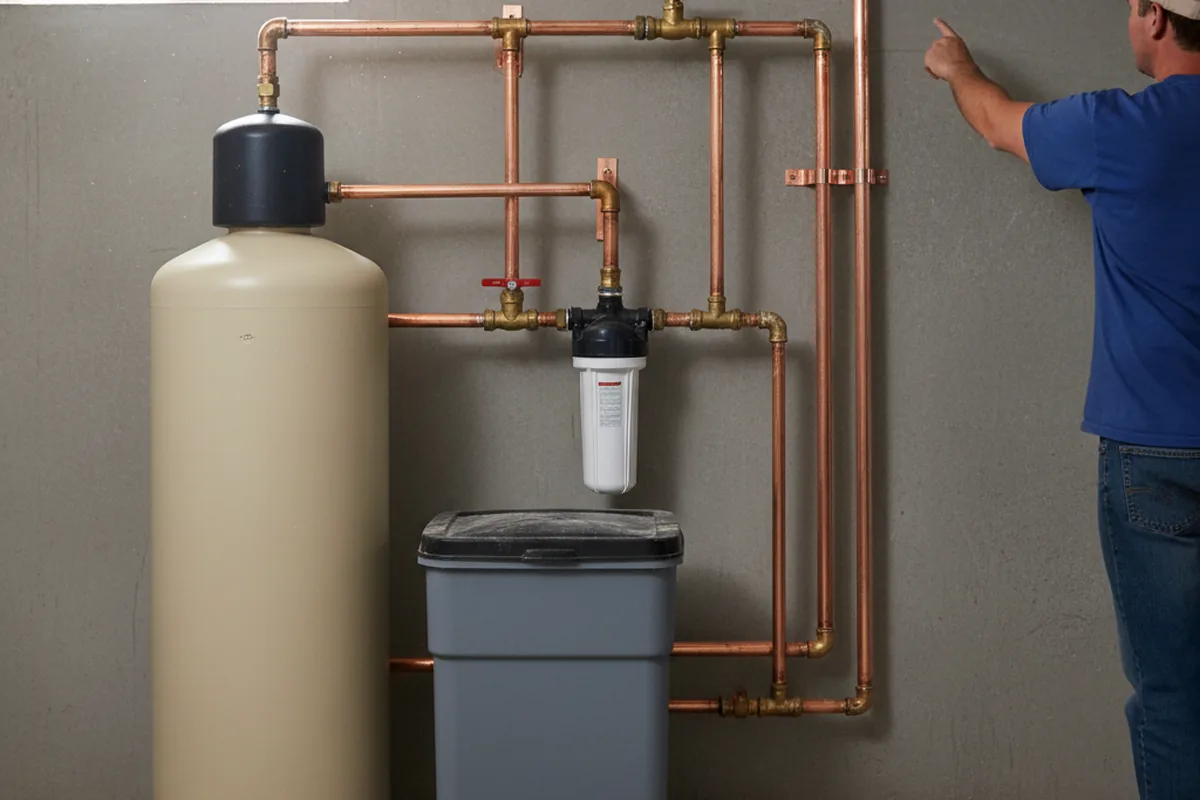 Whole-house water treatment system installed in Posey